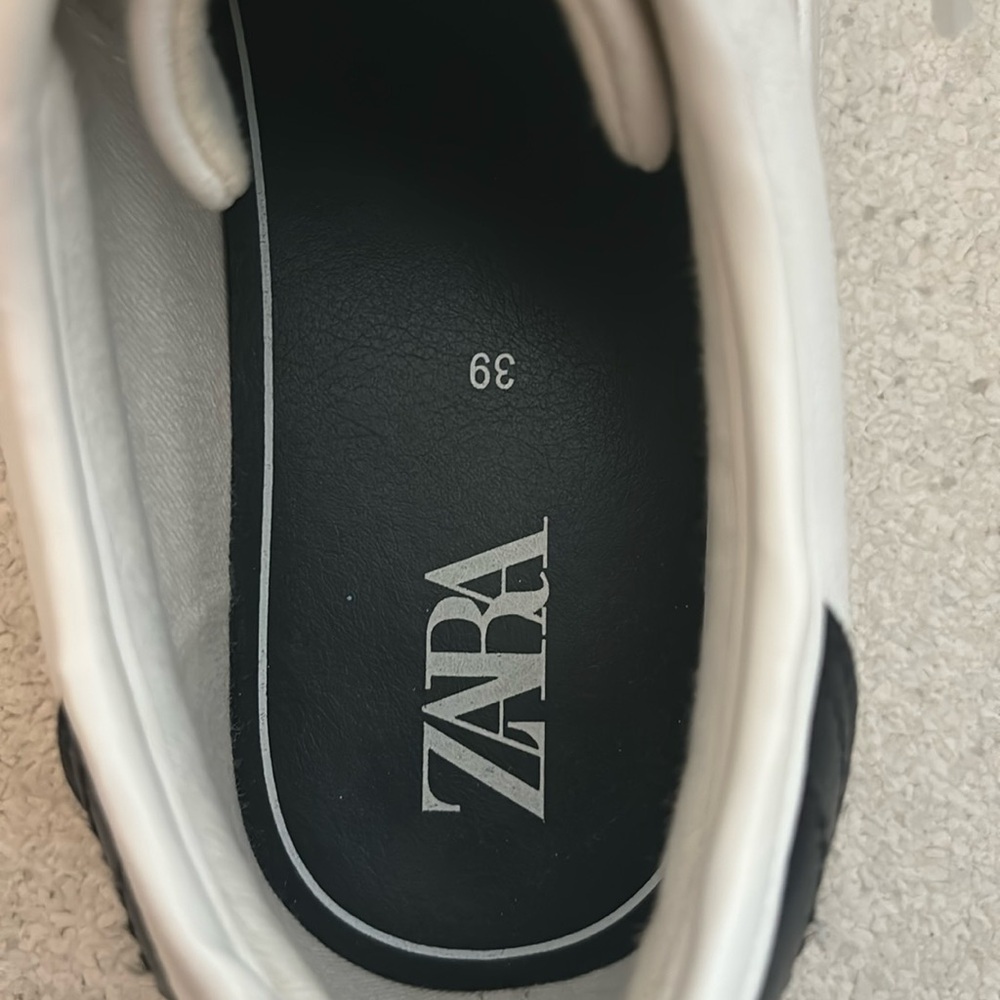 Zara white sneakers